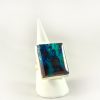 Azurit Ring, 18, 7 gramm, kräftige farbe, rechteckiger großer stein