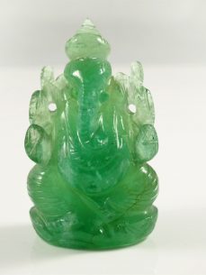 Fluorit Ganesha aus madegassischem Fluorite