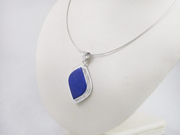 Lapis Lazuli, Silber Anhänger, dunkelblau, kaufen, Wien, Singer Edelsteine, online